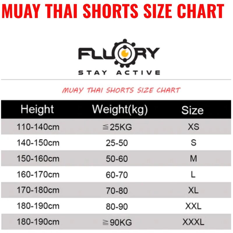 Fluory Fluory Kickboxhose Muay Thai Short Weinrot MTSF28