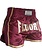 Fluory Fluory Kickboxhose Muay Thai Short Weinrot MTSF28