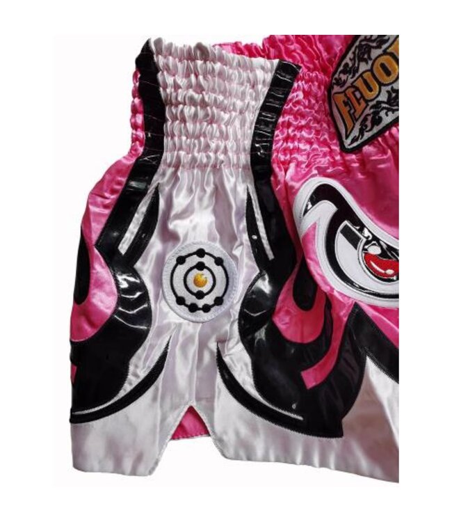 Fluory Muay Thai Kickboxing Short Roze Goud MTSF80