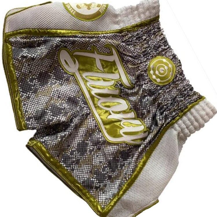 Snake Trimeresurus Albolabris Print Muay Thai Boxing Shorts main image 1