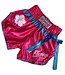 Fluory Muay Thai Kickbox-Shorts Pink Blau MTSF85