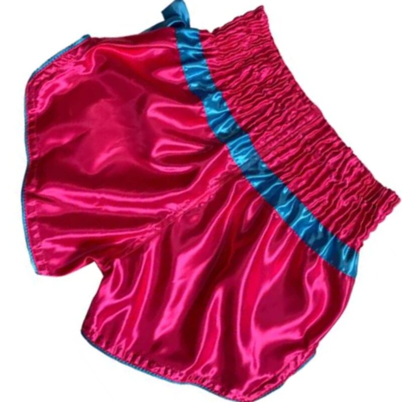 Fluory Fluory Muay Thai Kickbox-Shorts Pink Blau MTSF85