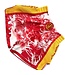 Fluoreszierende Muay Thai Shorts Tiger vs. Dragon Rot Gelb MTSF113