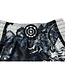 Fluory Fluory Muay Thai Shorts "Tiger vs Dragon" Zwart Wit MTSF113