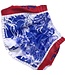 Fluory Muay Thai Shorts Tiger vs Dragon Blauw Rood MTSF113