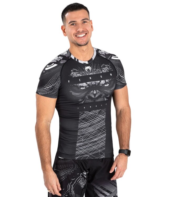 Venum Gorilla Jungle Rash Guard Zwart Wit