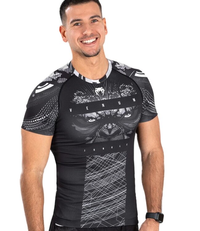 Venum Venum Gorilla Jungle Rash Guard Schwarz Weiß