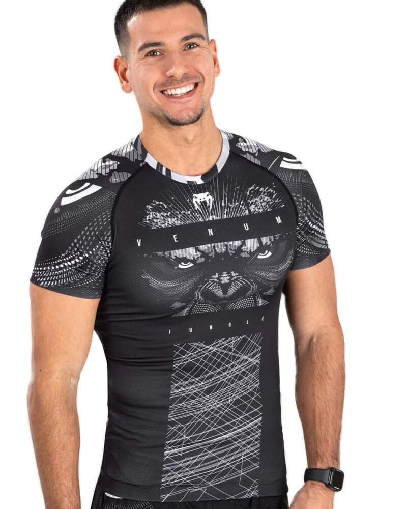 Venum Venum Gorilla Jungle Rash Guard Schwarz Weiß