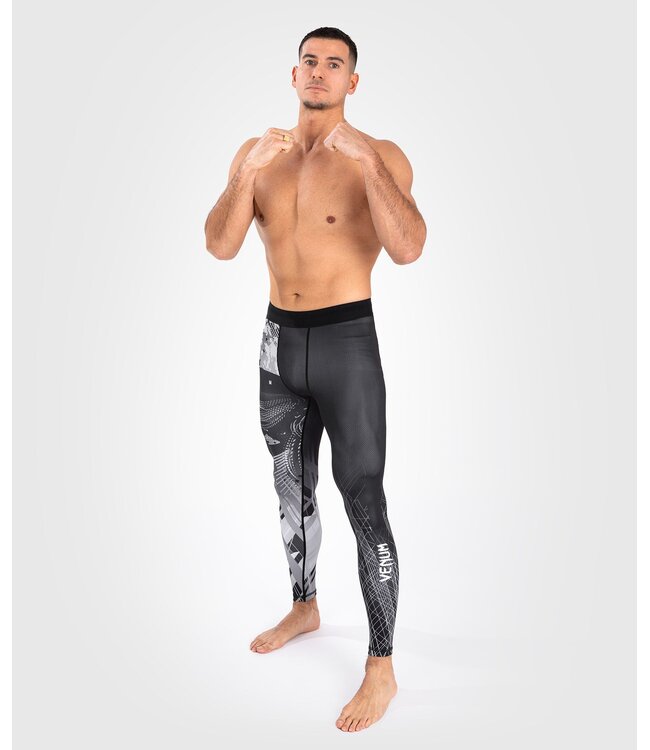 Venum Gorilla Jungle Sports Leggings Spats Schwarz Weiß