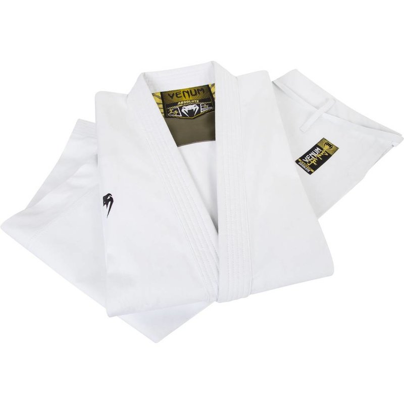 Buy Karate Uniform 7.5oz Medium Weight For Kids & Adults Student Martial  Arts Gi With Free White Belt, White, 3 (5'1