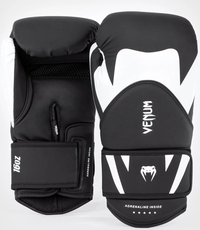 Venum Challenger 4.0 Boxhandschuhe Schwarz Weiß