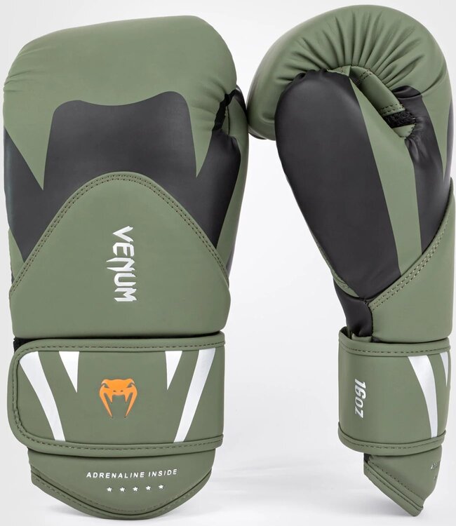Venum Bokshandschoenen Challenger 4.0 Kaki Zwart