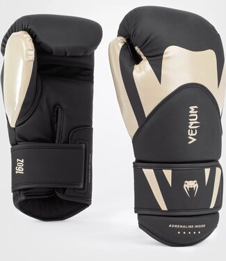 Venum Venum Boxing Gloves Challenger 4.0 Black Beige Venum Venum Boxing Gloves Challenger 4.0 Black Beige