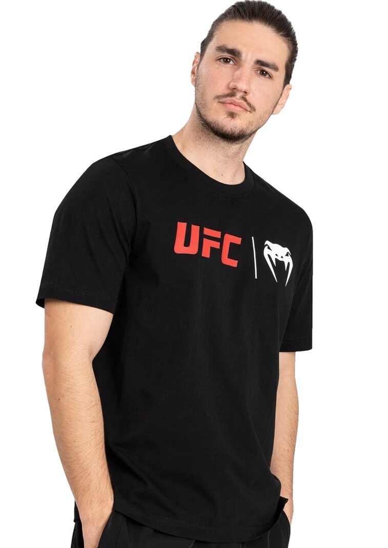 UFC UFC Venum Classic T-Shirt Schwarz Rot