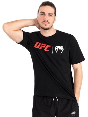 UFC UFC Venum Classic T-Shirt Schwarz Rot