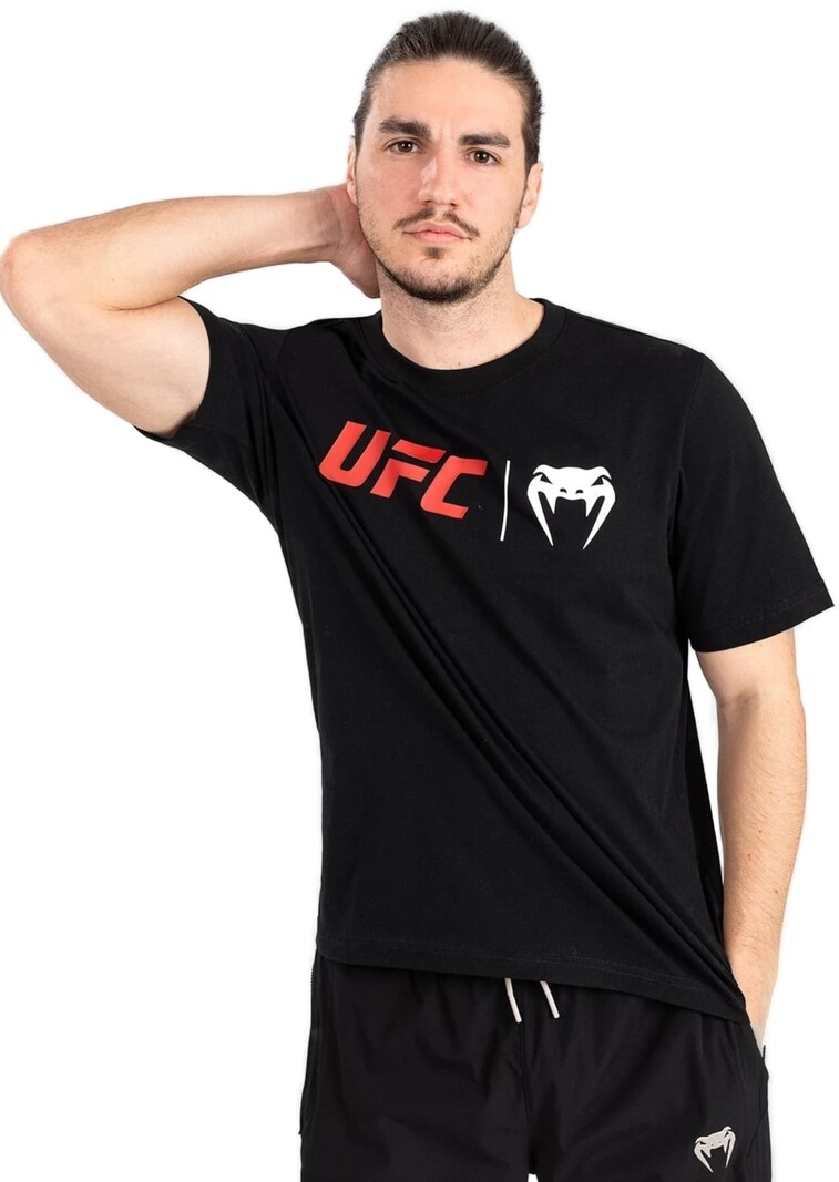 UFC UFC Venum Classic T-Shirt Schwarz Rot