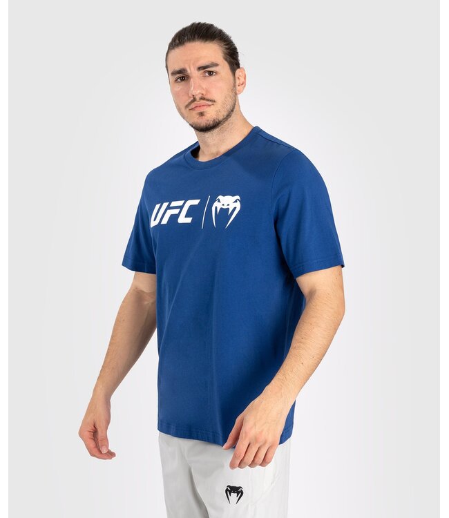 UFC Venum Classic T-Shirt Marineblau Weiß