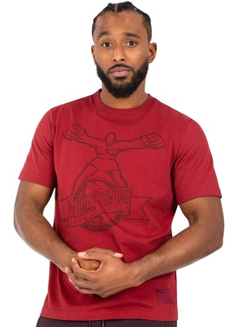 UFC UFC by Venum Ulti-Man T-Shirt Burgunderrot