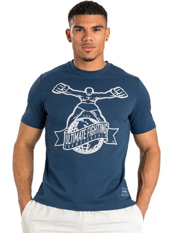 UFC UFC Venum Ulti-Man T-Shirt Marineblau Weiß
