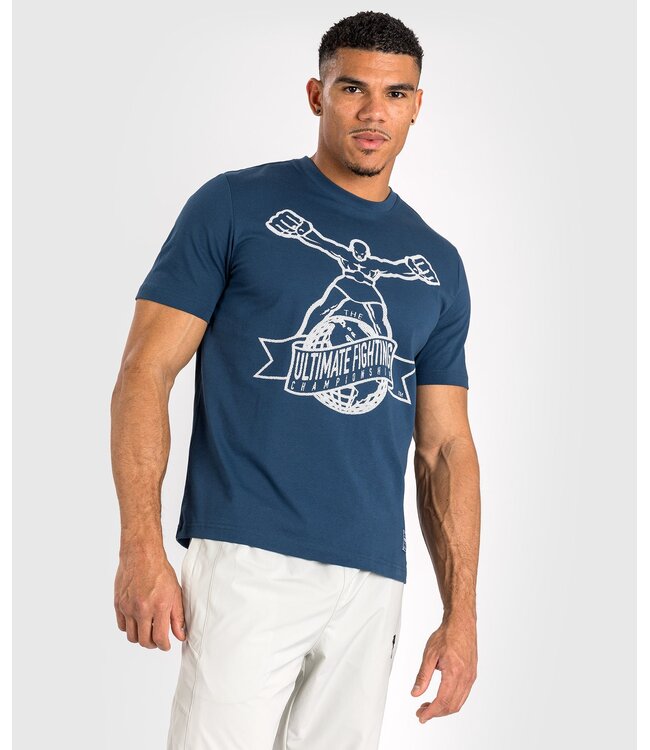 UFC Venum Ulti-Man T-Shirt Marineblau Weiß