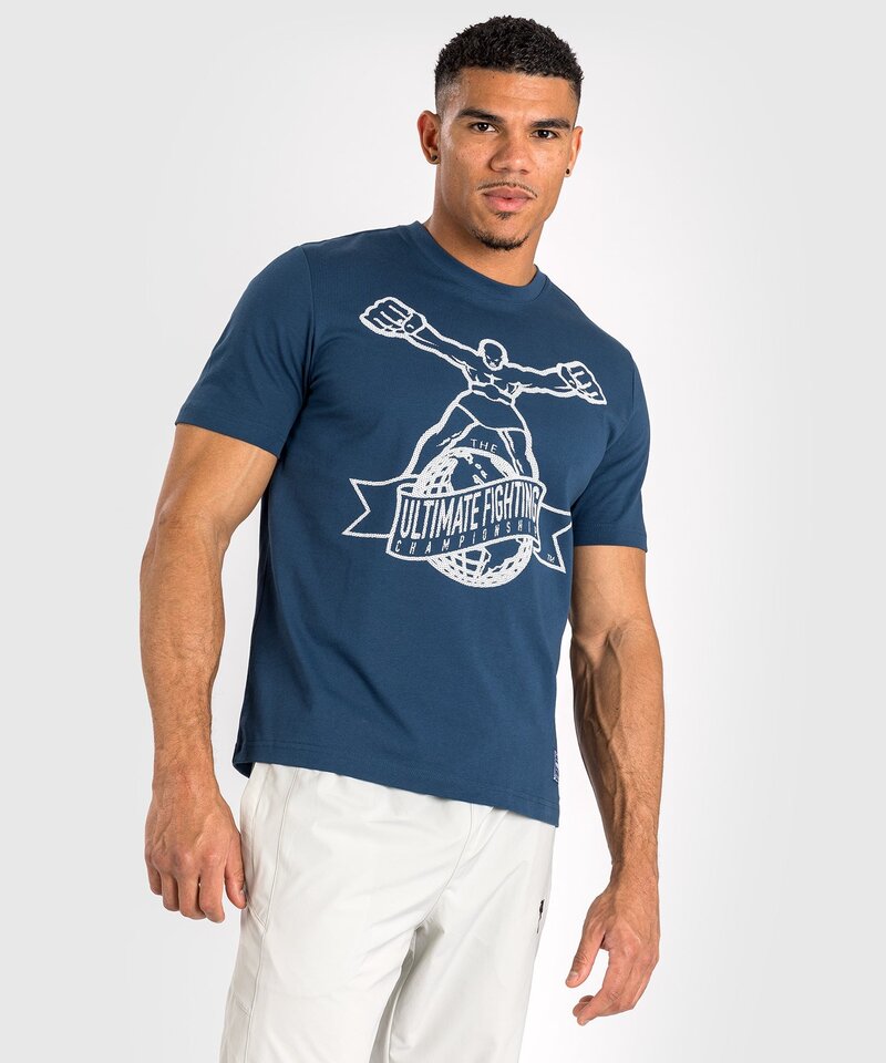 UFC UFC Venum Ulti-Man T-Shirt Marineblau Weiß