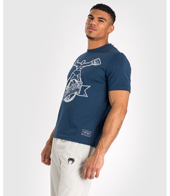 UFC Venum Ulti-Man T-Shirt Marineblauw Wit