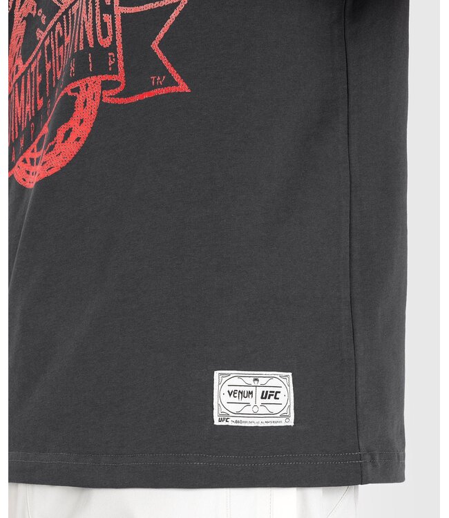 UFC Venum Ulti-Man T-Shirt Grau Rot
