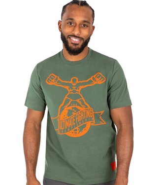 UFC UFC by Venum Ulti-Man T-Shirt Khaki Orange
