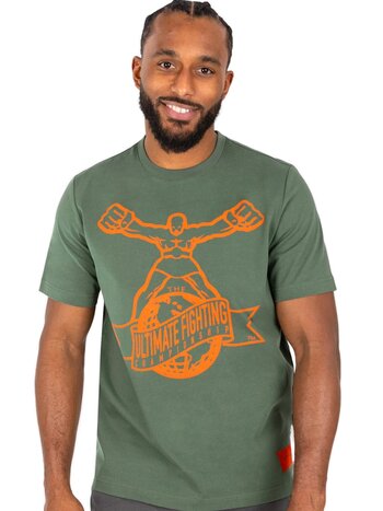 UFC UFC by Venum Ulti-Man T-Shirt Khaki Orange