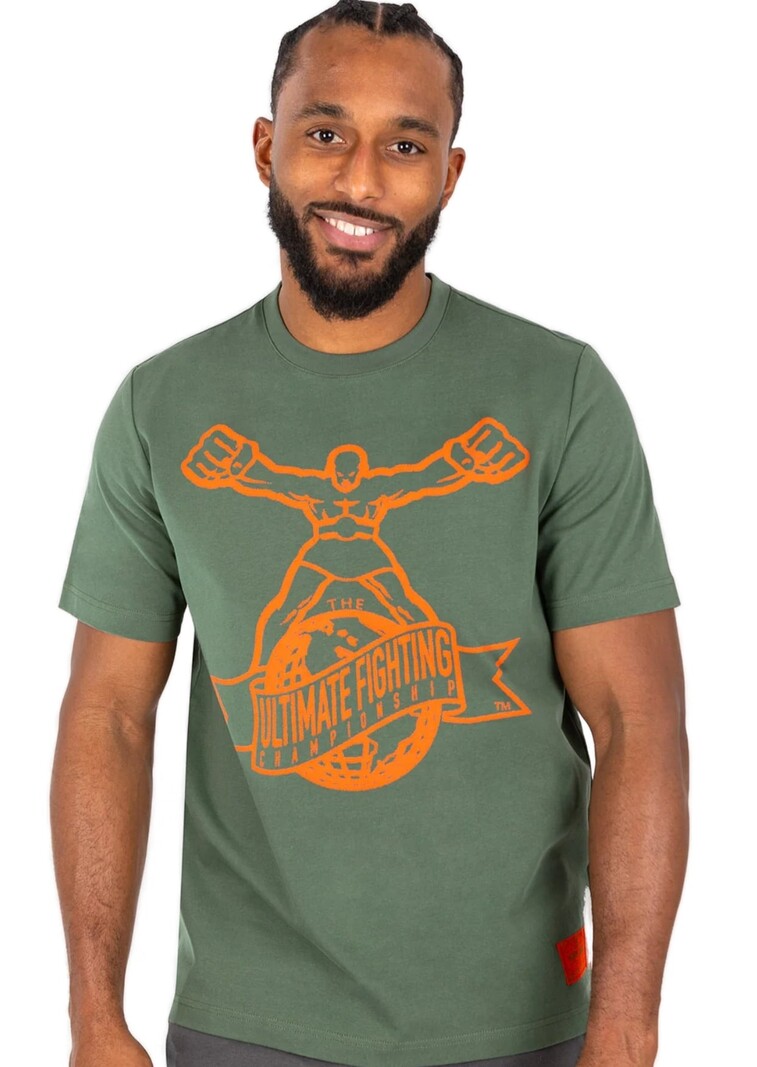 UFC UFC by Venum Ulti-Man T-Shirt Khaki Orange