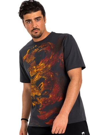 Venum Venum Dragon's Flight T-Shirt Baumwolle Volcano Rot