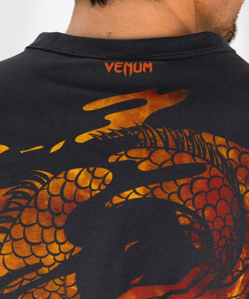 Venum Venum Dragon's Flight T-Shirt Baumwolle Vulcano Rot