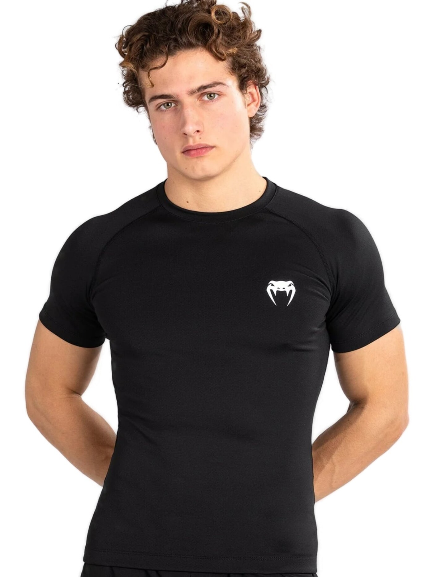 Venum Herren Contender Kurzarm Rashguard T-Shirt (1 Produktbild-Vorschau 6