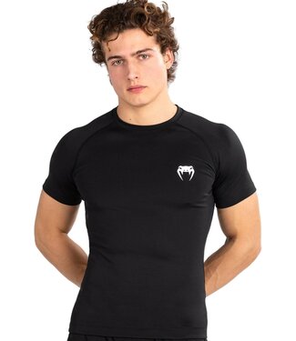 Venum Venum Contender Rashguard Black White Venum Venum Contender Rashguard Black White