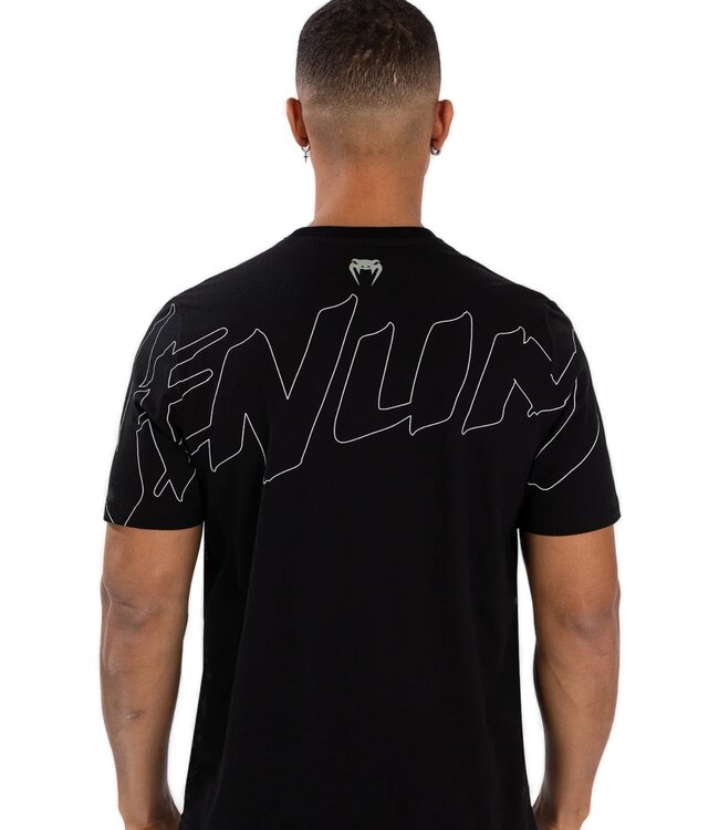 Venum T-Shirt Snake Print Baumwolle Schwarz