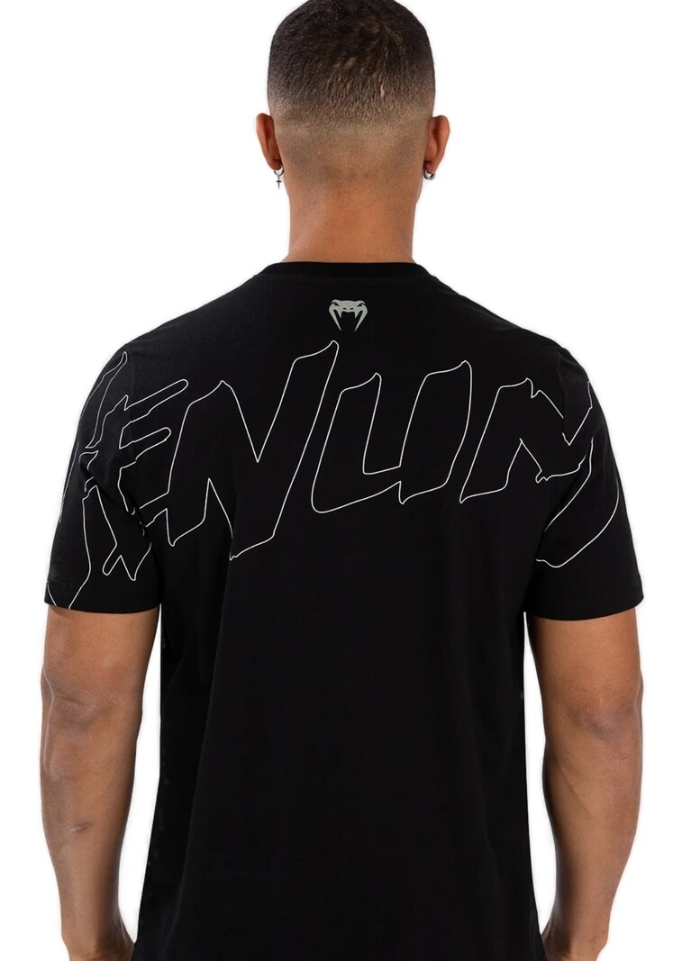 Venum Venum Snake Print T-Shirt Cotton Black