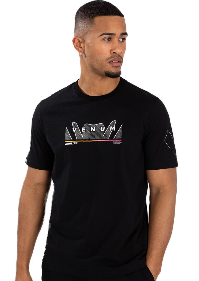 Venum Venum Snake Print T-Shirt Cotton Black