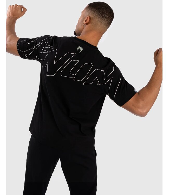 Venum Snake Print T-Shirt Cotton Black