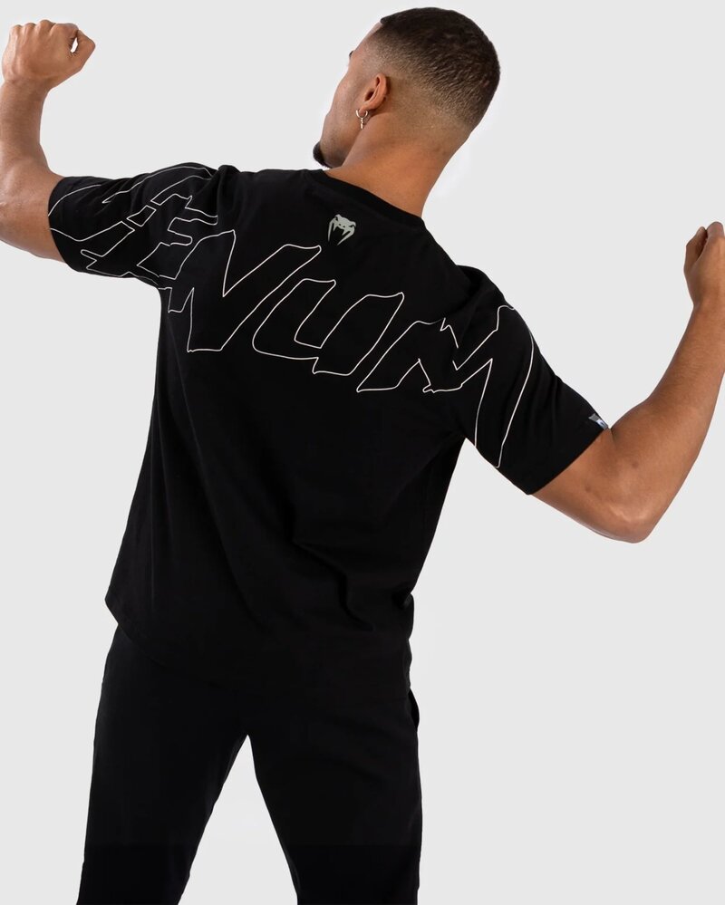 Venum Venum Snake Print T-Shirt Cotton Black