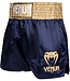 Venum Classic Muay Thai Shorts Navy Blue Gold