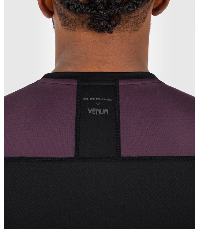 Venum x Dodge Banshee Rashguard Schwarz Rot