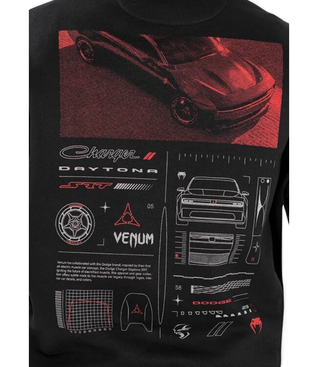Venum x Dodge Banshee Unisex Pullover Hoodie Black Red
