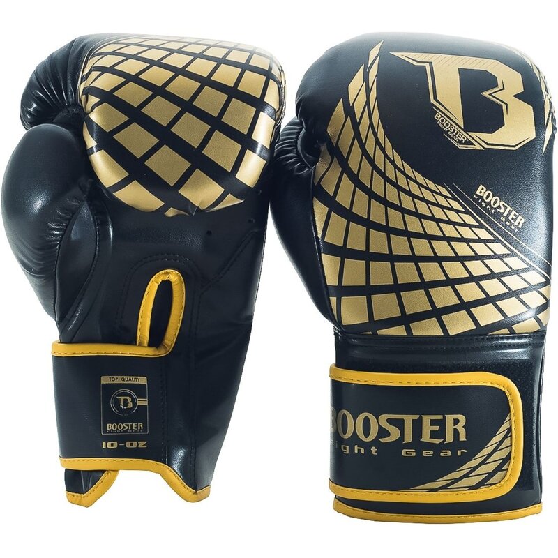 Booster Booster BFG CUBE Boxhandschuhe Schwarz Gold