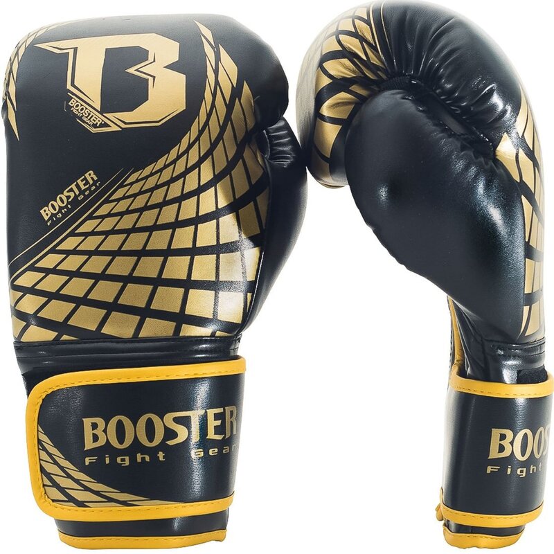 Booster Booster BFG CUBE Boxhandschuhe Schwarz Gold