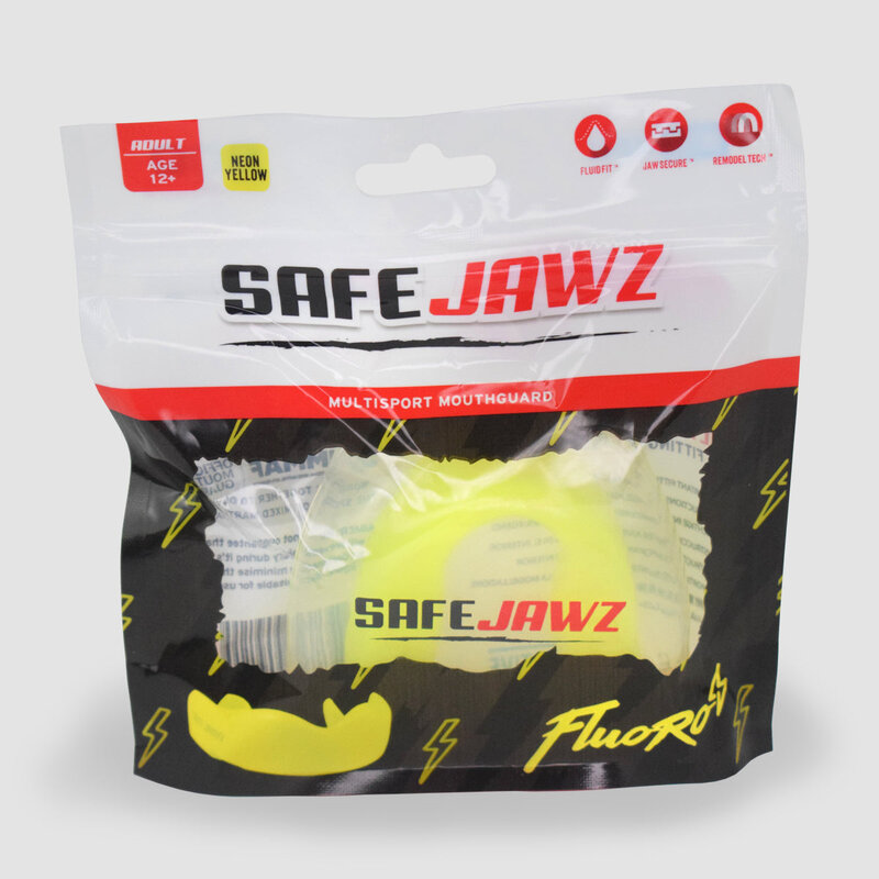 SAFEJAWZ SAFEJAWZ® Intro Series Mouthguard Fluro Yellow