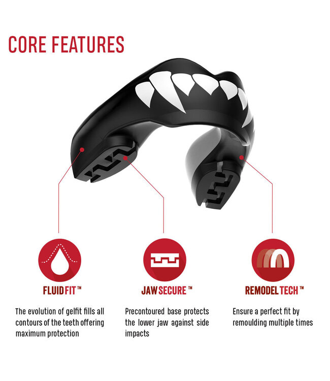 SAFEJAWZ® ORTHO SERIES Fangz Mouthguard for Braces