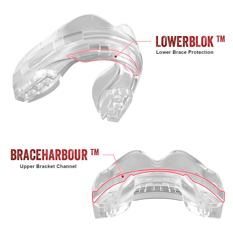 SAFEJAWZ SAFEJAWZ® ORTHO SERIES Mouthguard Braces Transparent