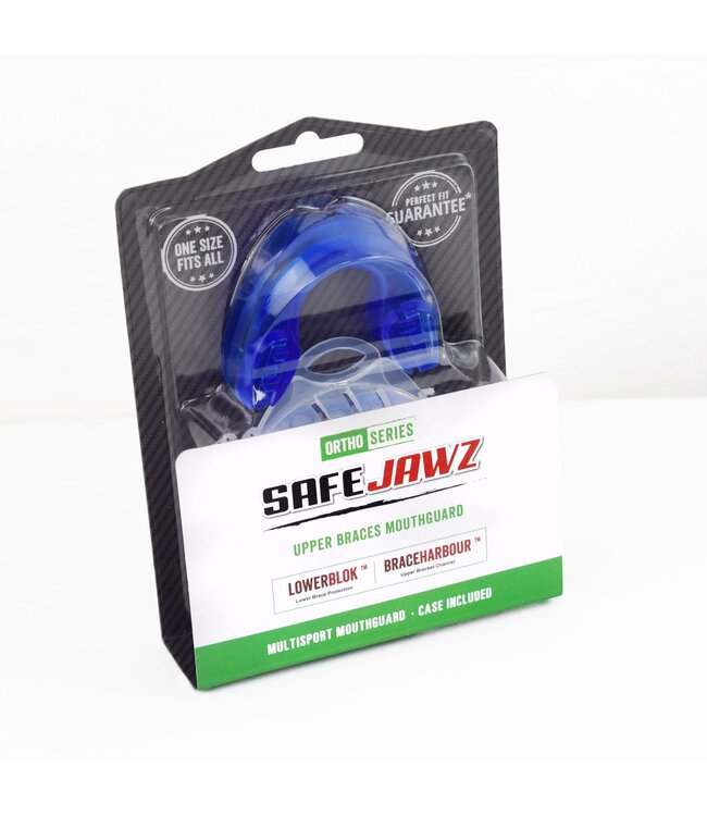 SAFEJAWZ® Ortho Series Mouthguard Braces Ice Blue