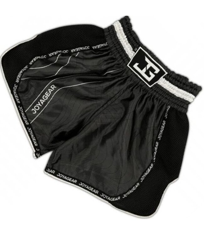 Joya JOYA Muay Thai Short Essential Schwarz Weiß