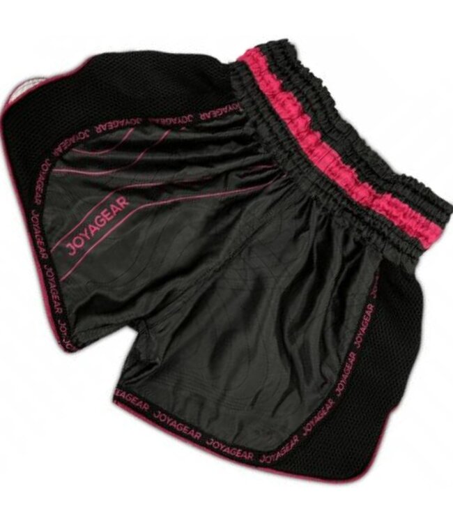JOYA Muay Thai Short Essential Zwart Roze